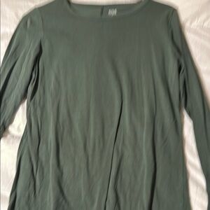 a.n.a Green Long Sleeve Tee